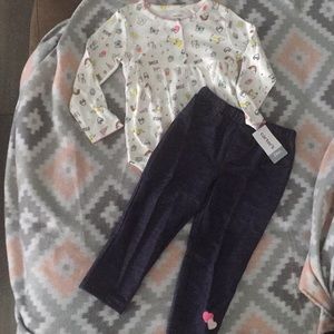 NWT carters 24 months 2 baby outfit
